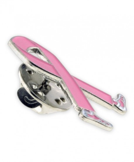 Pinmarts Pink Awareness Ribbon Breast Cancer Walk Enamel Lapel Pin C2119pel32d 9253